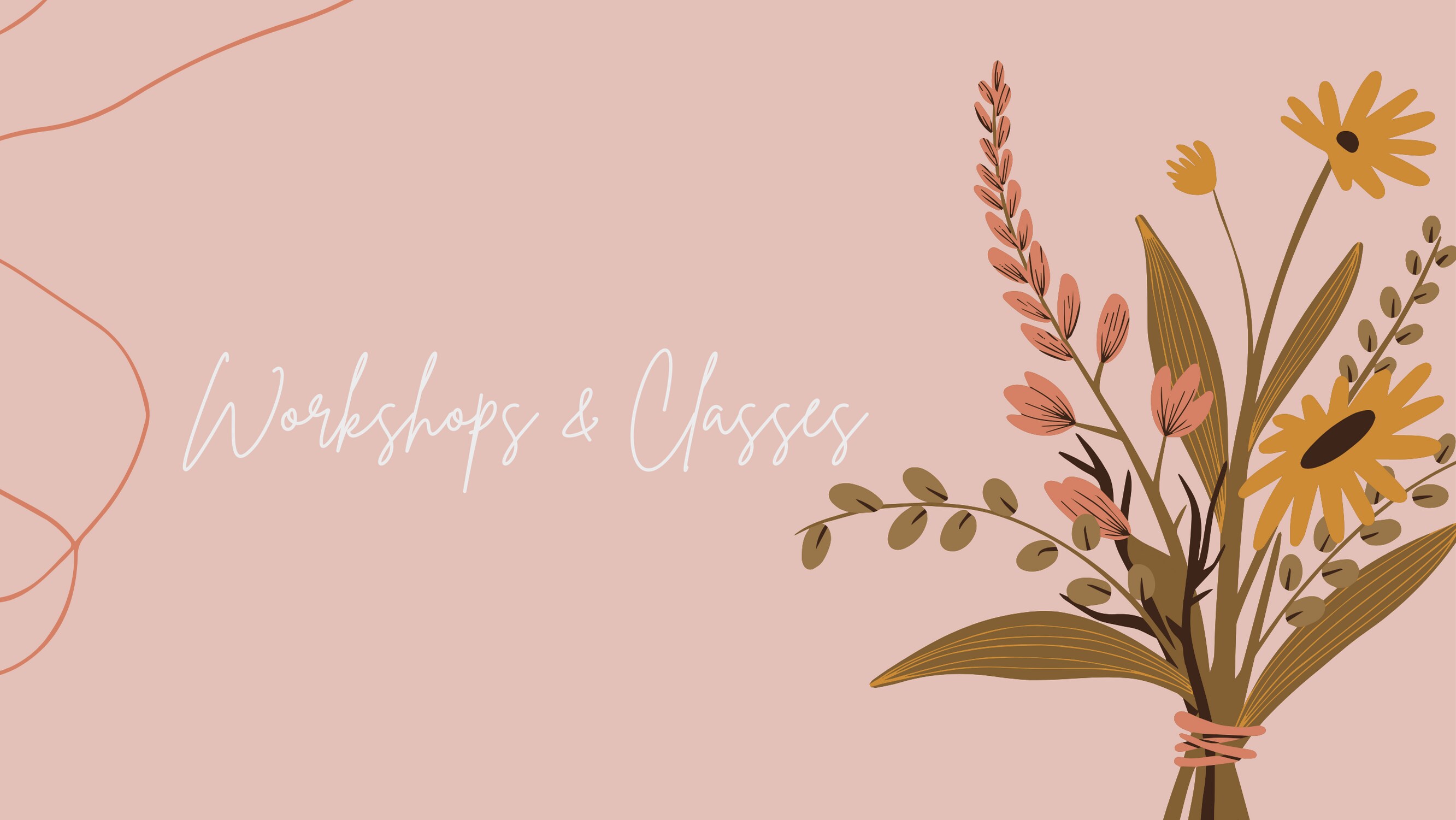 Workshops and Classes Banner